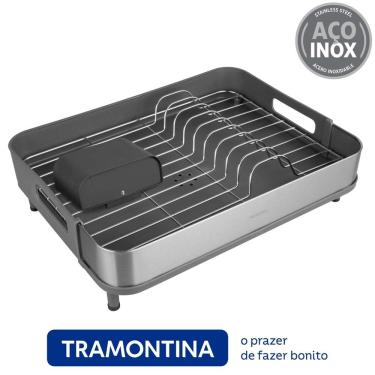 Imagem de Escorredor de Louça Plurale em Aço Inox - Tramontina