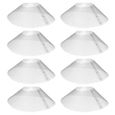 Imagem de SEWACC 10 peças de rede de filtro de exaustor, acessórios para exaustor de malha de graxa, filtro de cozinha para casa