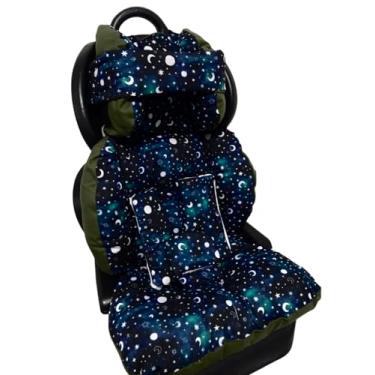 Imagem de Capa colchonete para cadeirinha de carro infantil (Luar esverdeado)
