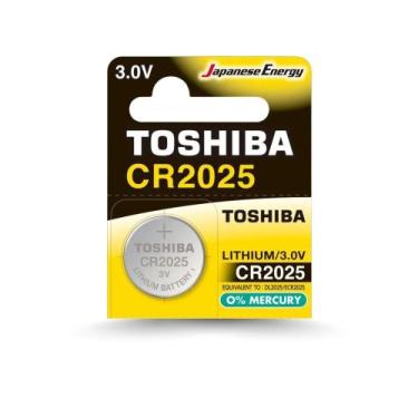 Imagem de Pilha Moeda 2025 Toshiba Lithium 3V 1 Unidade - CR2025