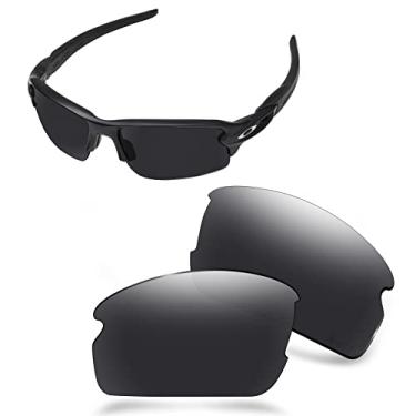 Imagem de AOZAN Lentes de reposição ANSI Z87.1 para óculos de sol Oakley Flak 2.0 OO9295 - ônix preto