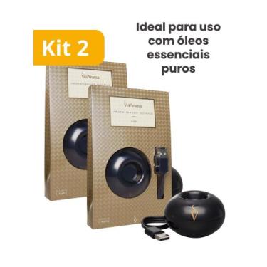 Imagem de Kt 2 Aromatizador Elétrico Via Aroma USB  Difusor Portátil de Óleos Es