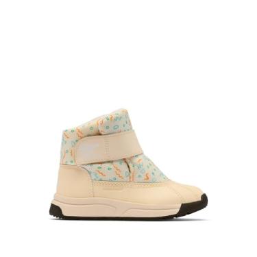 Imagem de Sorel Bota de neve unissex infantil Whitney II com tira média à prova d'água, Branca de neve/mel, 11 Little Kid