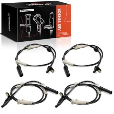 Imagem de A-Premium Sensor de velocidade da roda ABS dianteiro e traseiro 4 peças compatível com modelos BMW - 530e 2018-2023, 530i 540i 2017-2019, 740i 750i 2016-2018, M5 2018-2023, 530i 540i 750i 740e 740i M