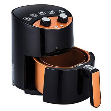 Imagem de Copper Chef Fritadeira de ar 2 QT - Airfryer turbo ciclônico com tecnologia de ar rápido para menos cozimento sem óleo Inclui livro de receitas (preto)