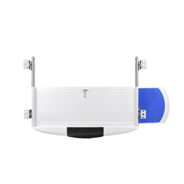 Imagem de Fxzqgnh Bandeja Deslizante para Teclado para área de Trabalho, Branco Cinzento, Tamanho real