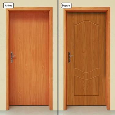 Imagem de Adesivo Decorativo de Porta - Porta de Madeira - 679cnpt - Allodi
