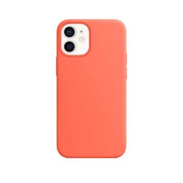 Imagem de Capa Capinha Silicone para iPhone 12 Mini - GCM ACESSÓRIOS, Laranja