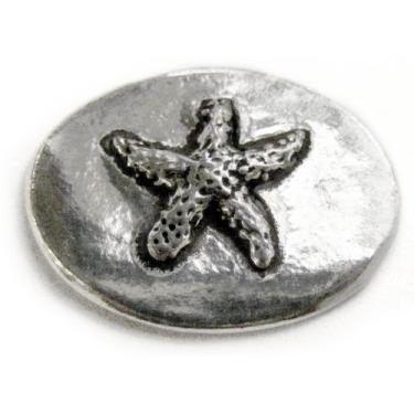 Imagem de Basic Spirit Starfish / Relax Pocket Token (Coin) Handcrafted Pewter Home Lead-Free CN-39
