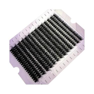 Imagem de Cílios Postiços De Vison Preto 280 Unidades 60D 80D 0.05mm Finos, Volu