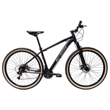 Imagem de Bicicleta Aro 29 Ksw 21 Marchas Alumínio Cambio Shimano Preto Fos -ad Prata