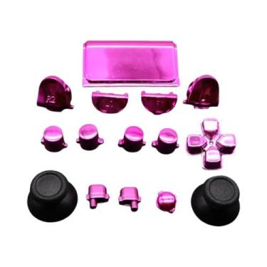 Imagem de Conjunto Completo De Joysticks Em 9 Cores D-pad R1 L1 R2 L2 Botões AB 