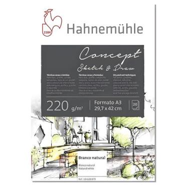 Imagem de Bloco de Desenho Hahnemuhle Concept Sketch & Draw A3 Grande 20 Folhas