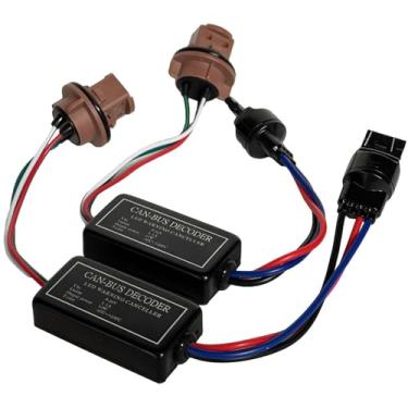 Imagem de Alady 7443 Decodificador LED Canbus Cancelador de Aviso Resistor Fix T20 7444NA Lâmpada LED Código de Erro Sinal de Direção Hyper Flashing Adaptador de Chicote de Fiação
