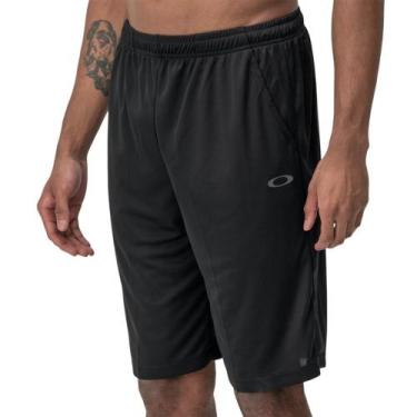 Imagem de Bermuda Oakley Mod Sports Knit Shorts Blackout, P, Preto