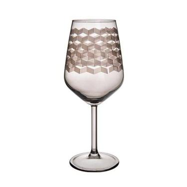 Imagem de Taça Copa E Cia Geo 490ml Em Vidro Fumê