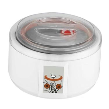 Imagem de IEUDNS Fabricante automático de iogurte, revestimento de aço inoxidável, pequeno eletrodoméstico, máquina prática de iogurte automática multifuncional para