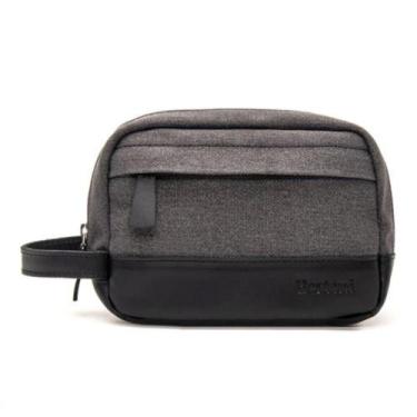 Imagem de Bolsa Nécessaire de Couro Legítimo para Viagens e Eventos - Bertoni, C