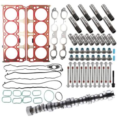 Imagem de Kit de reconstrução do motor GM 12629512 Gen5 eixo de cames com elevadores AFM, elevadores de rolo LS7 e kit completo de junta de cabeça compatível com Chevrolet 6.2L LT Gen5 L86 L87 2014-2020
