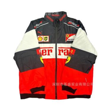 Imagem de Macacão De Corrida F1 Totalmente Bordado Em Algodão Para Motociclismo 