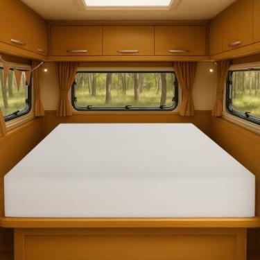 Imagem de Foamma 7,62 x 91,44 cm x 182,88 cm Substituição de colchão de beliche RV de alta densidade, firme, durável, conforto premium, feito nos EUA, sem capa
