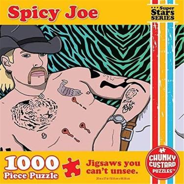 Imagem de Spicy Joe Tiger King Jigsaw Puzzle 1000ct Peça Cultura Pop