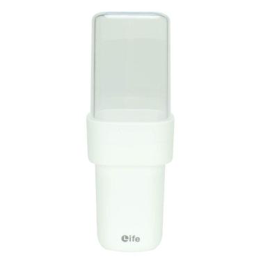 Imagem de Porta Escova De Dente Com Tampa Acrílico Transparente