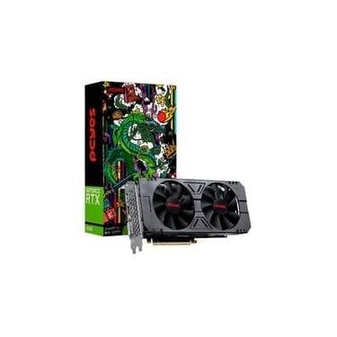 Imagem de Placa de Vídeo PCyes NVIDIA RTX 2060 Graffiti Series, 6GB, GDDR6, Preto - PA2060RTX6GDF
