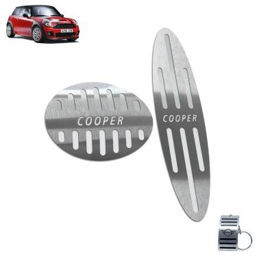 Imagem de Pedaleira Automático Em Aço Inox Mini Cooper Prata