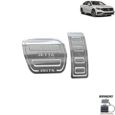 Imagem de Pedaleira Automático Em Aço Inox Jetta Gli 350 Tsi Prata