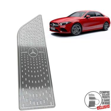 Imagem de Descanso de Pé Aço Inox Mercedes A200 2019 A 2022 Prata