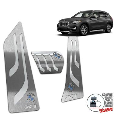 Imagem de Pedaleira Automático + Descanso Bmw X1 2021/ Prata