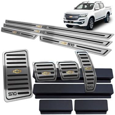 Imagem de Descanso Soleira Pedaleira Manual Preto S10 2017 A 2020