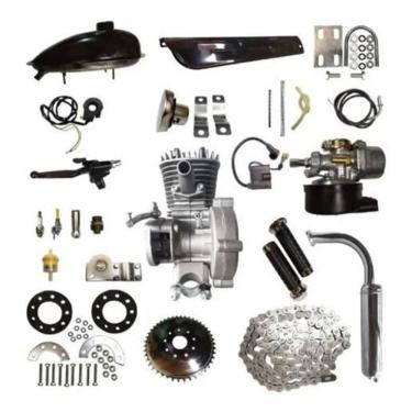 Imagem de Kit Completo Motor Para Bicicleta Motorizada 80Cc