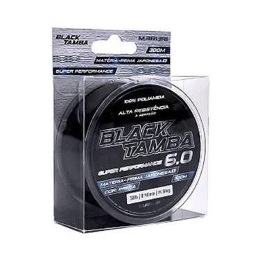 Imagem de Linha Monofilamento Maruri Black Tamba 300m Preta 0.40mm 32lb 14.51kg