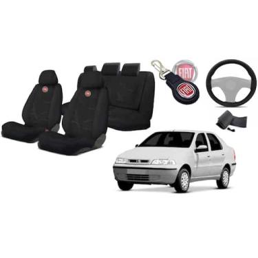 Imagem de Combo Capas Siena 1996 a 2003 + Volante + Chaveiro - Iron Tech