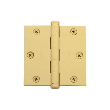 Imagem de Baldwin 1035003I Dobradiça de encaixe quadrada, latão vitalício