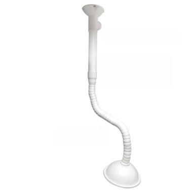 Imagem de Exhaust Hood, Laboratory Universal Suction Hood Suction Arm 110mm White Bamboo Joint Tubes(White,Hanging)