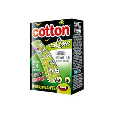 Imagem de Cotton Line Curativo Antisséptico Horripilantes C/24 Unid