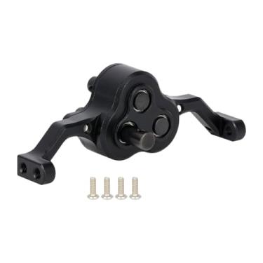 Imagem de JunZheHub Caixa de Transferência RC 1/10 Substitui Instalação de Rolamento de Transmissão Ajustável para Modificação de Carro, Preto