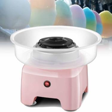 Imagem de NVYAZJ Máquina elétrica de fio dental para doces, máquina de algodão doce, motor potente, aquecimento de tubo duplo de quartzo, removível e lavável, baixo ruído e alta eficiência, diâmetro grande