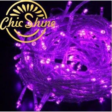 Imagem de kit 5 Pisca-pisca de led para decoração natalina - 100 leds coloridos 