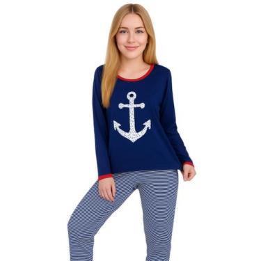 Imagem de Pijama de Inverno Manga Longa e Calça Cumprida - c9 BICHINHO LONGO - M