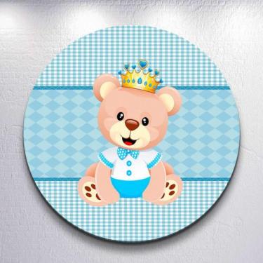 Imagem de Capas Painel Grande e Mini Painel Redondo Festa Infantil Ursinho Menin