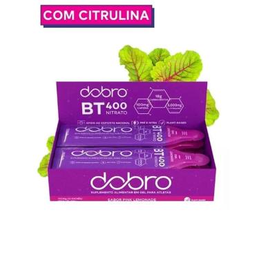Imagem de BT 400 Nitrato Gel Com Cafeína E Citrulina 30g Pink Lemonade 10un. Dobro-Unissex