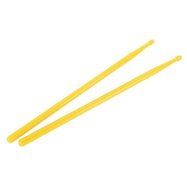 Imagem de Mingzhe Baquetas de Nylon para Exercícios, Substituição de Varas de Tambor Leves e Portáteis, Percussão para Iniciantes (Amarelo)