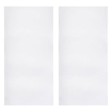 Imagem de PATIKIL Furo de malha de poeira 100 x 50 cm 0,1 cm, 2 peças de filtro de poeira de PVC para refrigerador de computador, capa de PC para refrigerador de computador, capa de ventilador à prova de poeira