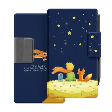 Imagem de Ayotu Capa para notável Paper Pro Move 18,5 cm, capa inteligente The Little Prince Art com despertar/hibernar automaticamente, fólio 1:1, forro de microfibra, ímã forte (Z - O Pequeno Príncipe)