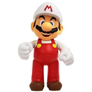 Imagem de Super Mario - Boneco 2.5 polegadas Colecionável - Mario de Fogo