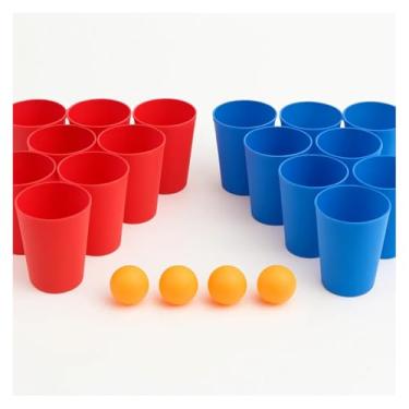 Imagem de Jogo Beer Pong 20 Copos 6 Bolas New Cup Original Copo Rigido